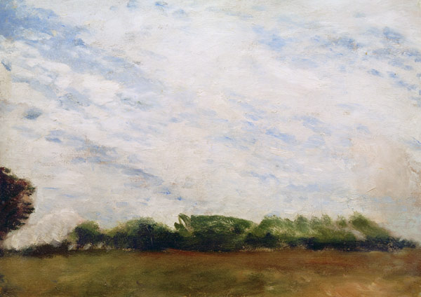 Ziehende Wolken von Otto Modersohn