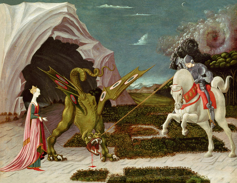 St. George and the Dragon von Paolo Uccello