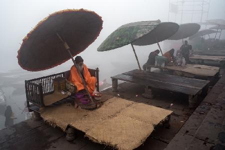 Famous umbrella of Varanasi