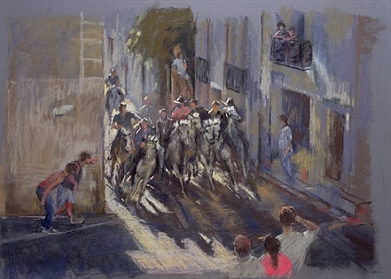 Abbrivado (pastel on paper)  von  Pat  Maclaurin