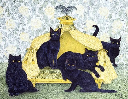 Black velvet  von Pat  Scott