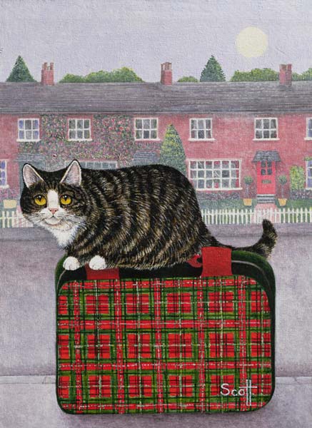 Off Again (oil on canvas)  von Pat  Scott