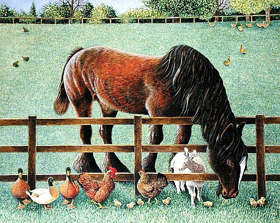 Old Faithful (acrylic on canvas)  von Pat  Scott