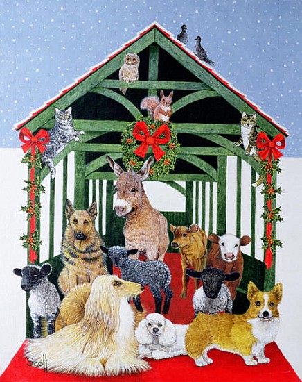 Protected (acrylic on calico)  von Pat  Scott