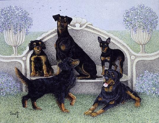 Tea on the terrace  von Pat  Scott