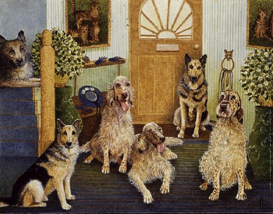 Waiting for a walk  von Pat  Scott