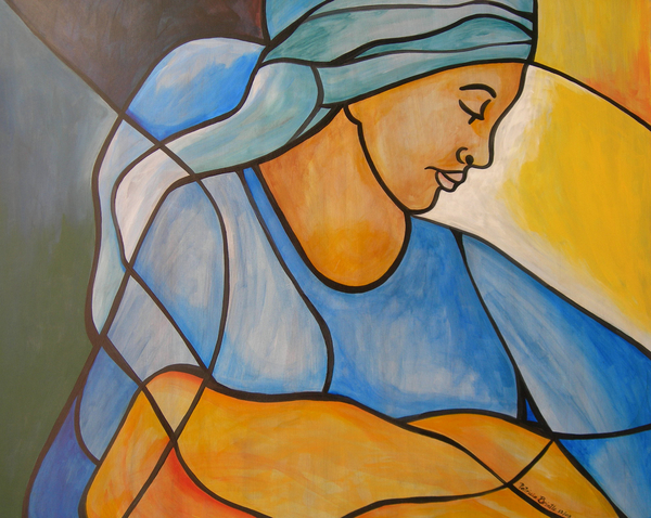 Madonna and child von Patricia  Brintle