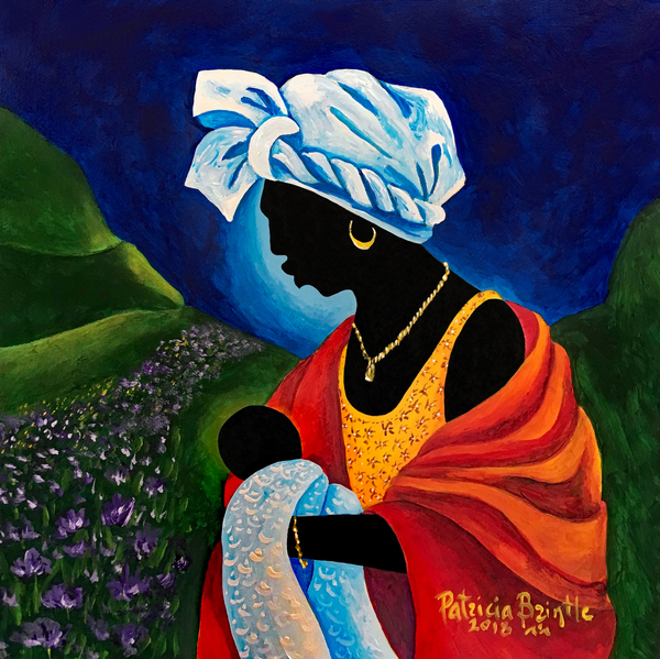 Madonna and Child - Lilly Field von Patricia  Brintle