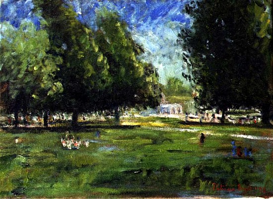 July in Kensington Gardens, 1998 (oil on canvas)  von Patricia  Espir