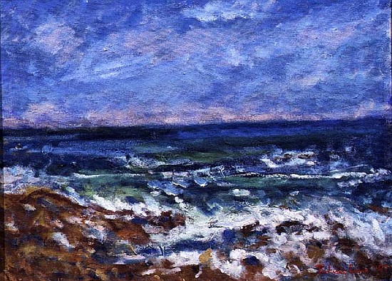 Lands End Breakers, 1997 (oil on canvas)  von Patricia  Espir