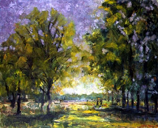 Park in October, 1998 (oil on canvas)  von Patricia  Espir