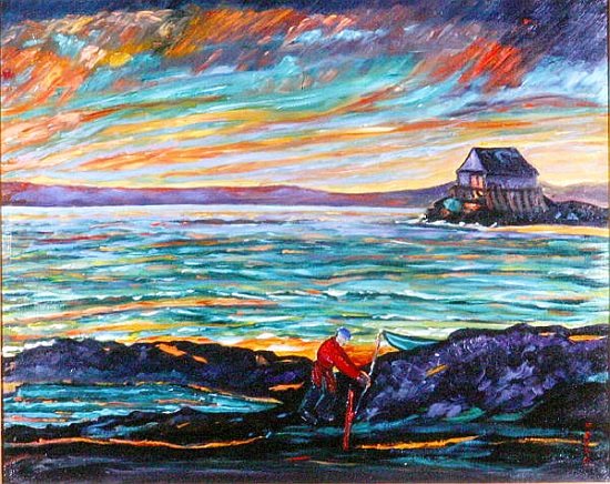 Blue Rocks, Nova Scotia von  Patricia  Eyre