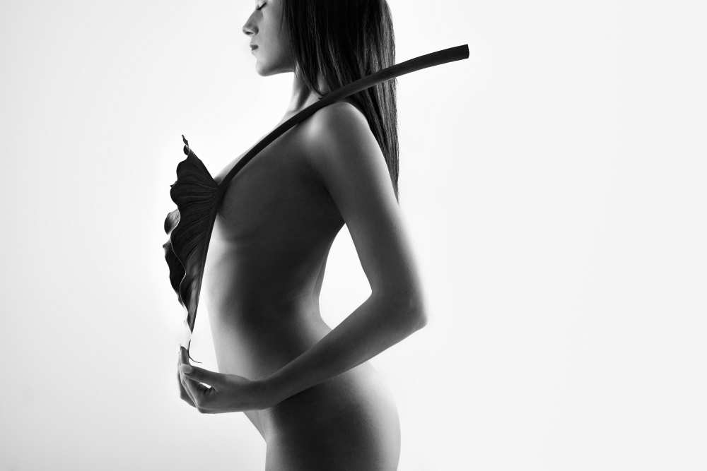 Calla leave and nude girl von Patrick Odorizzi