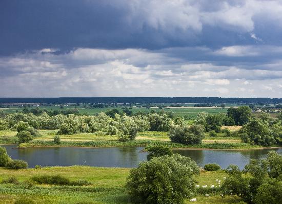 Regenwolken über dem Oderbruch von Patrick Pleul