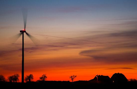 Sonnenuntergang in Brandenburg von Patrick Pleul