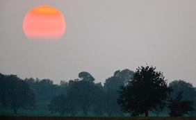 Sonnenuntergang in Brandenburg