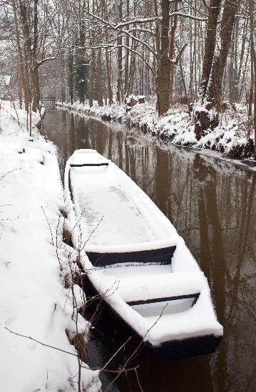 Winteridylle im Spreewald von Patrick Pleul