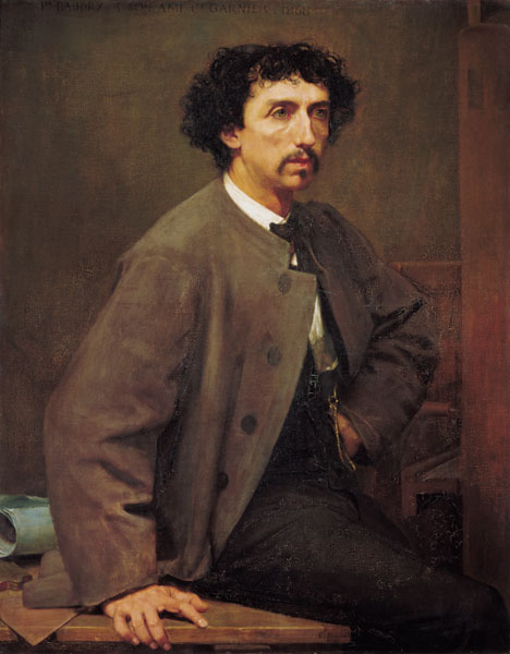 Portrait of Charles Garnier, a friend of the artist von Paul Baudry