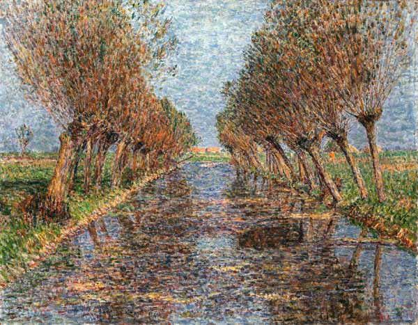 Weiden am Wasser von Paul Baum