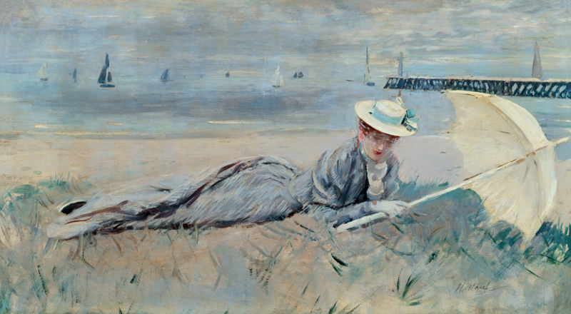On the Beach von Paul Cesar Helleu
