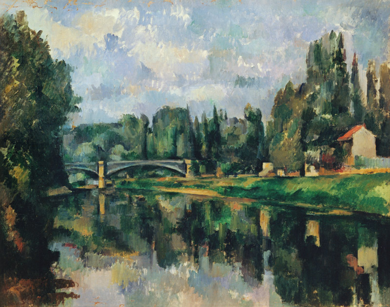 Das Ufer der Marne von Paul Cézanne