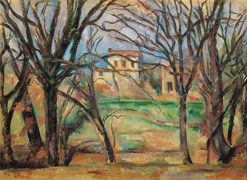 Häuser und Bäume von Paul Cézanne