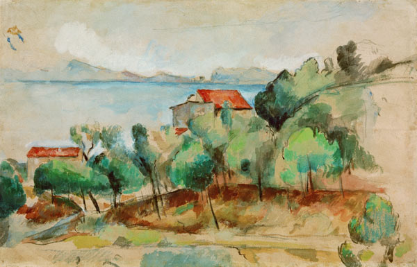 Die Bucht von Estaque von Paul Cézanne