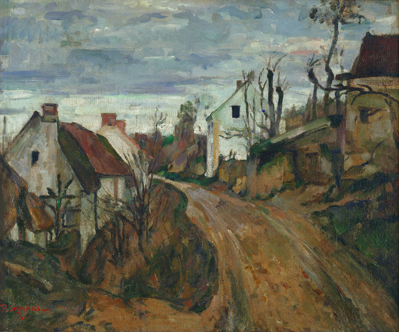 The Village Road, Auvers von Paul Cézanne