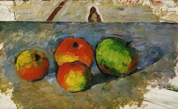 Four Apples von Paul Cézanne