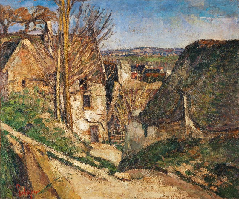 La maison du pendu (Auvers-sur-Oise) von Paul Cézanne