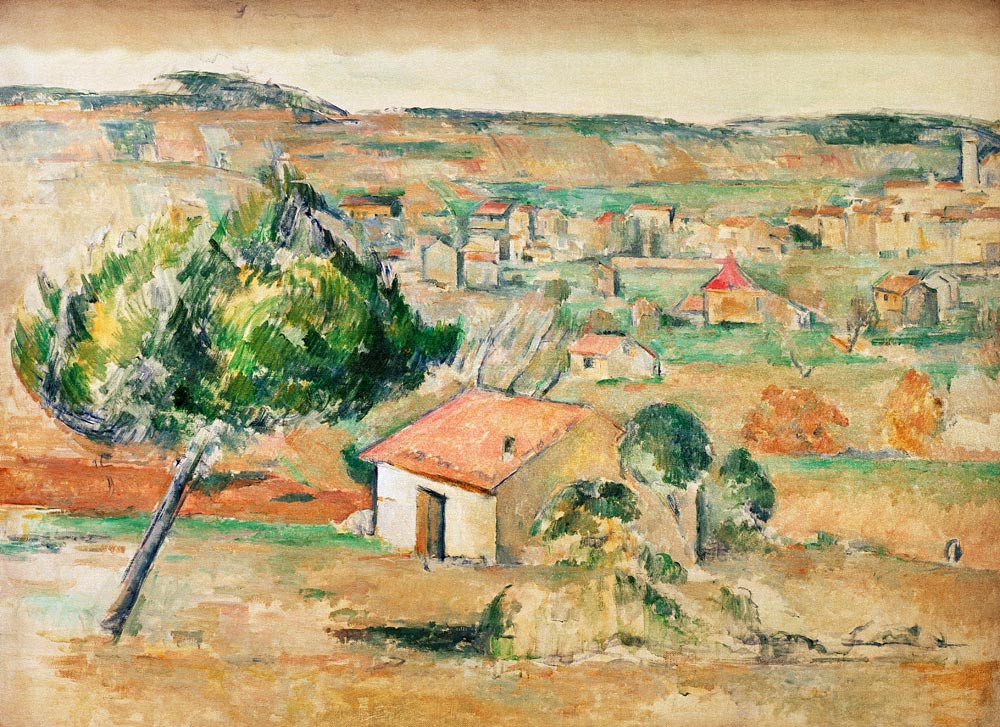 Plaine provençale von Paul Cézanne