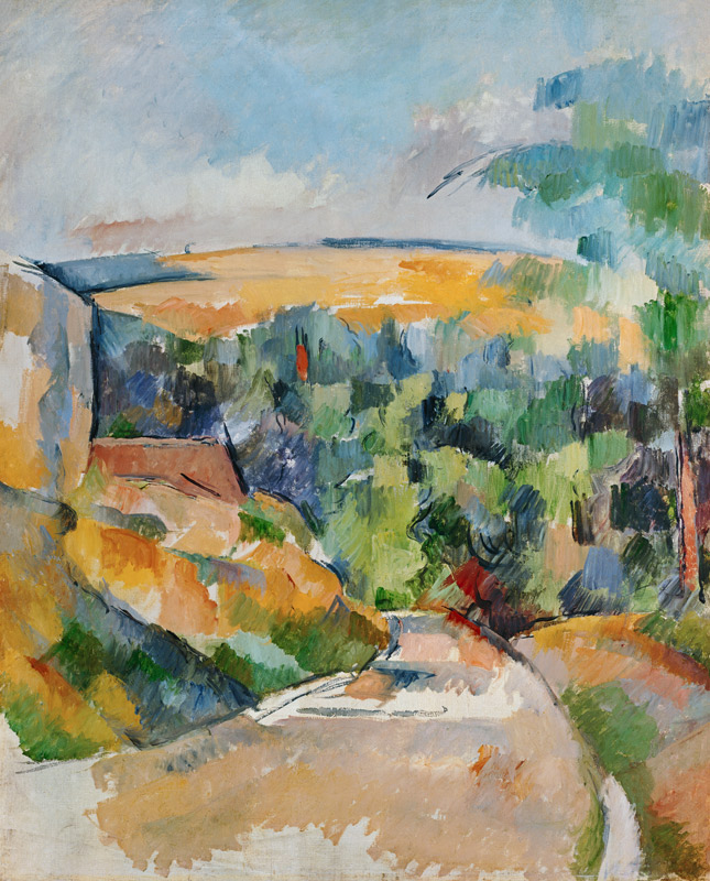 Straßenbiegung von Paul Cézanne