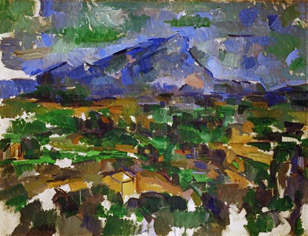 Mont Sainte-Victoire von Paul Cézanne