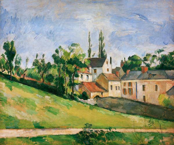 Der ansteigende Weg von Paul Cézanne