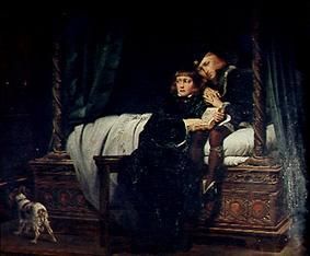 Die beiden Söhne Eduards IV. von England. von Hippolyte (Paul)  Delaroche