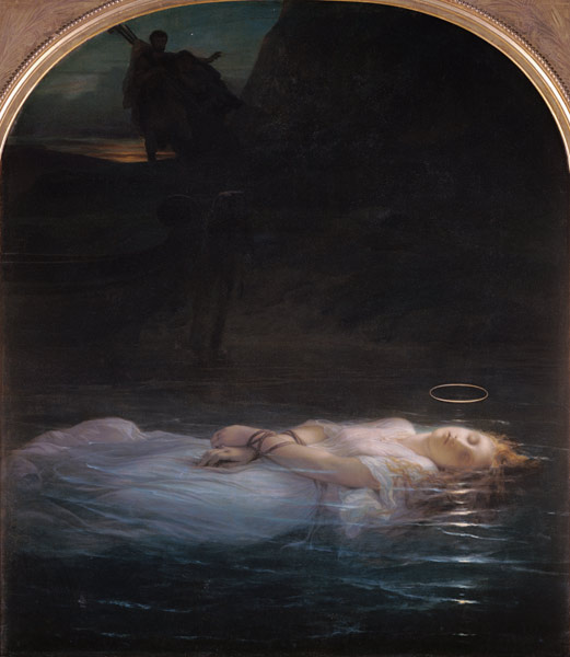 The Young Martyr von Hippolyte (Paul)  Delaroche