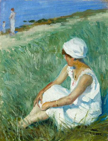 Am Strand. von Paul Fischer