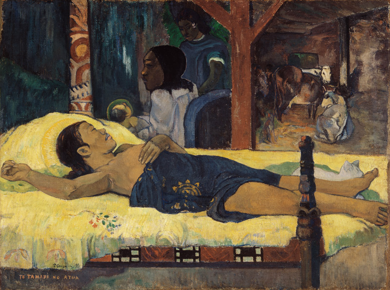 Geburt des Gottessohnes (Te Tamari no Atua) von Paul Gauguin