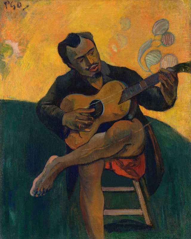Gitarrenspieler von Paul Gauguin