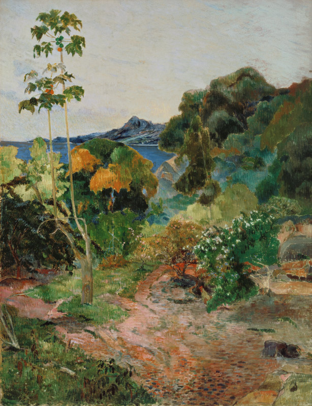 Landschaft auf Martinique von Paul Gauguin