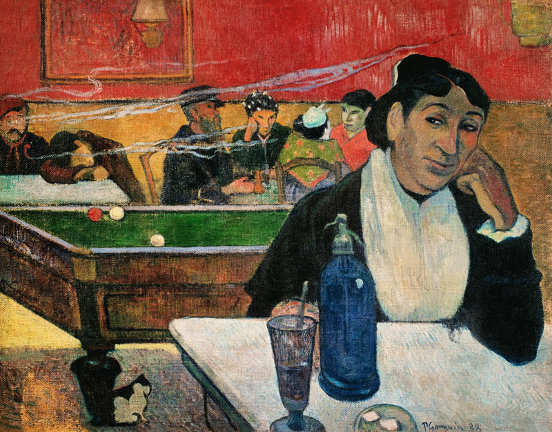 Nachtcafé in Arles von Paul Gauguin