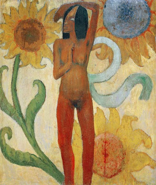 Nackte Frauenfigur von Paul Gauguin
