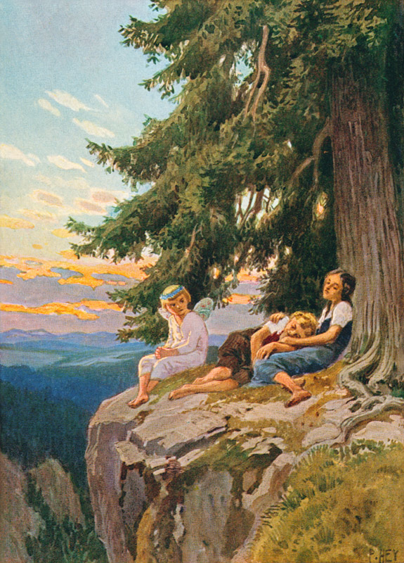 Snow White and Rose Red von Paul Hey