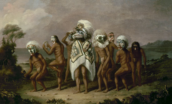 Medicine mask dance von Paul Kane