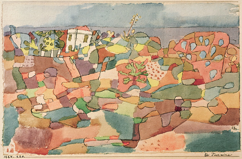 Bei Taormina, 1924.220. von Paul Klee