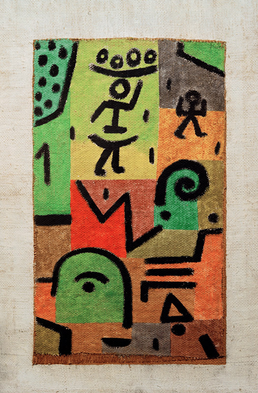 Citronen-Ernte, 1937, 219 (U 19). von Paul Klee