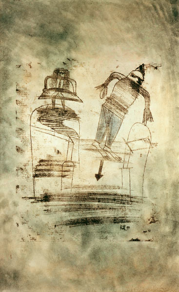 Des Pierrots Verfolgungswahn von Paul Klee