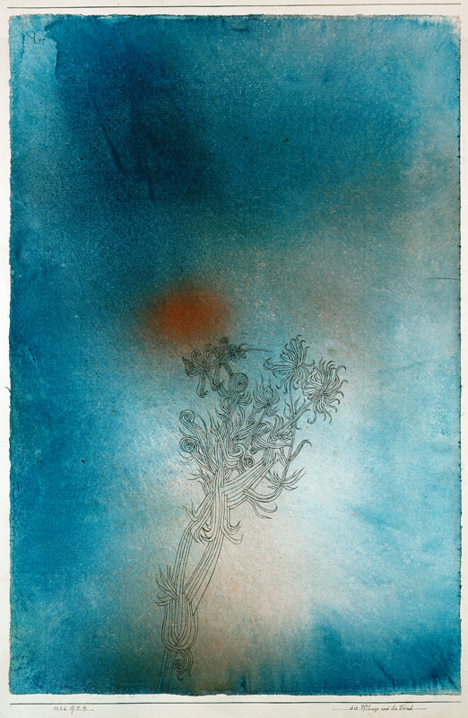 Die Pflanze und ihr Feind von Paul Klee