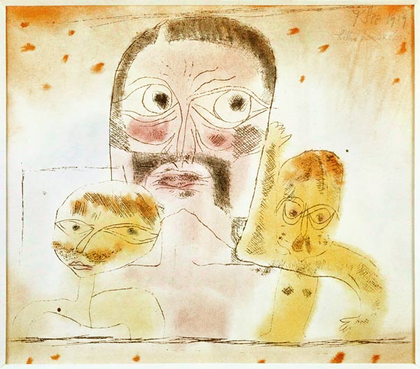 Drei Köppe von Paul Klee