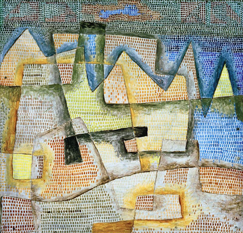Rocky Coast, 1931 (no 227) (oil on panel)  von Paul Klee